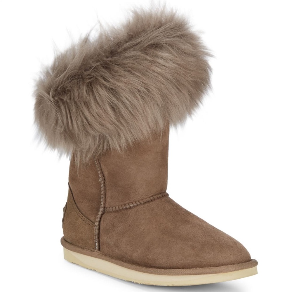 Australia Luxe Collective Foxy Shearling Boots New